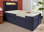 Boxspringbett mit mehrfarbig einstellbarer LED-Beleuchtung ANTHRAZIT