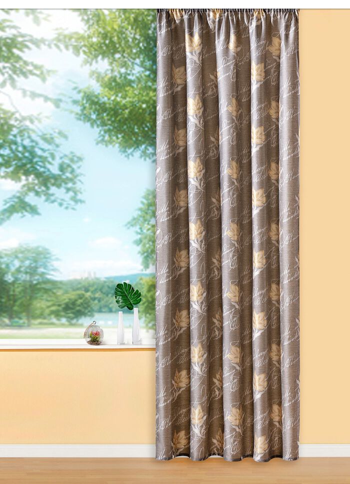 &Uuml;bergardine mit Universalschienenband GOLD