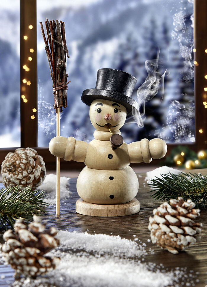 Räuchermännchen in Handarbeit aus dem Erzgebirge NATUR