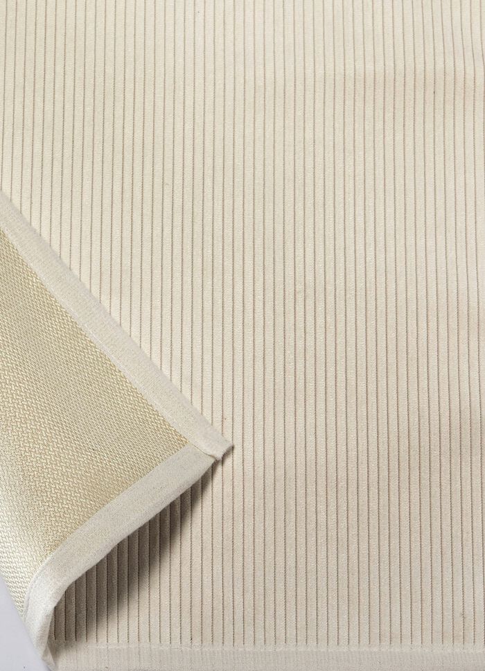 Sesselschoner, TV-Sesselschoner, Couchschoner, Armlehnenschoner und Kissenbez&uuml;ge in Cordoptik CREME