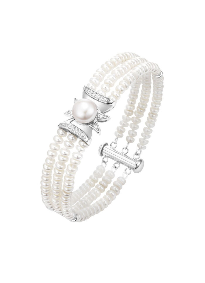 Armband mit S&uuml;sswasser-Zuchtperlen 