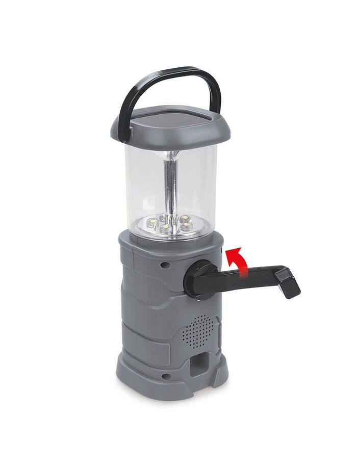 Solar-Lampe mit integriertem FM-Radio 