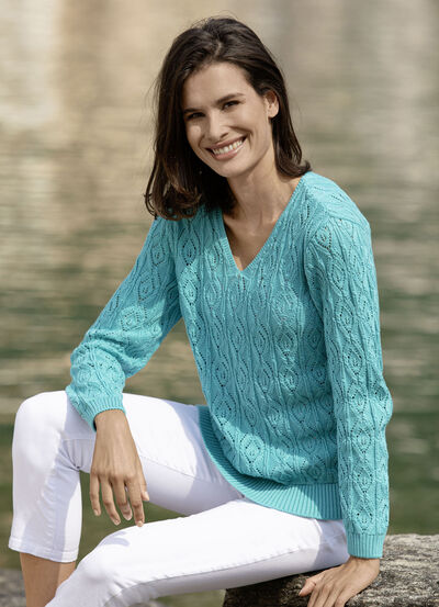 Pullover im Mustermix 