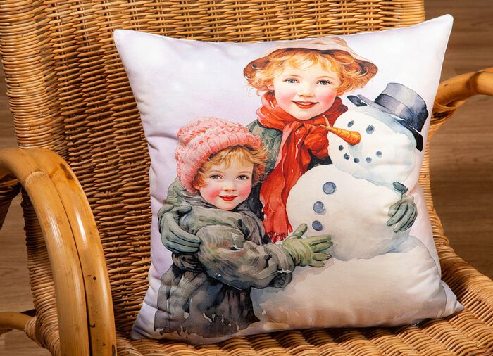 Kissenbezug in Samtoptik 