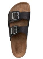 GINO GALANTE, klassische Herren-Pantoletten, Weite H, aus Leder 