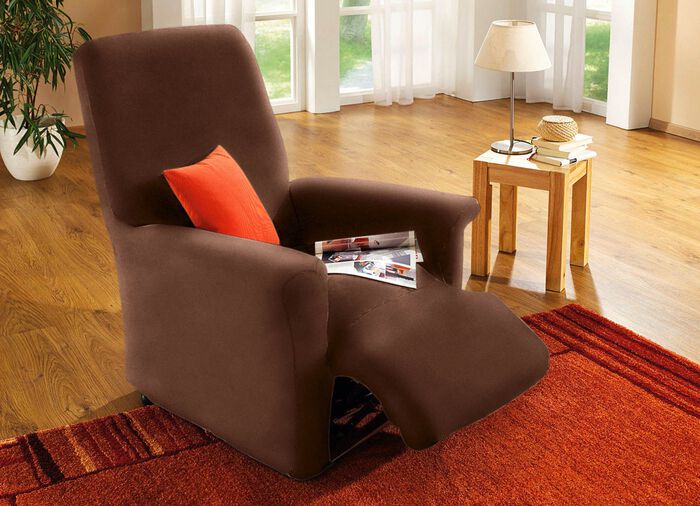 Stretchbez&uuml;ge mit Fleckschutz BRAUN