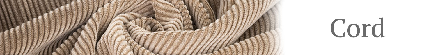 Der Baumwollstoff Cord
