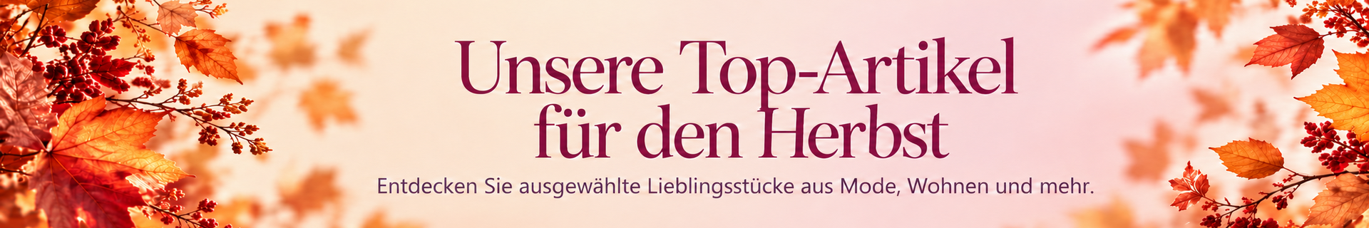 BADER Top-Artikel für den Herbst