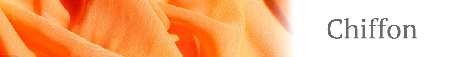 Der zarte Stoff Chiffon