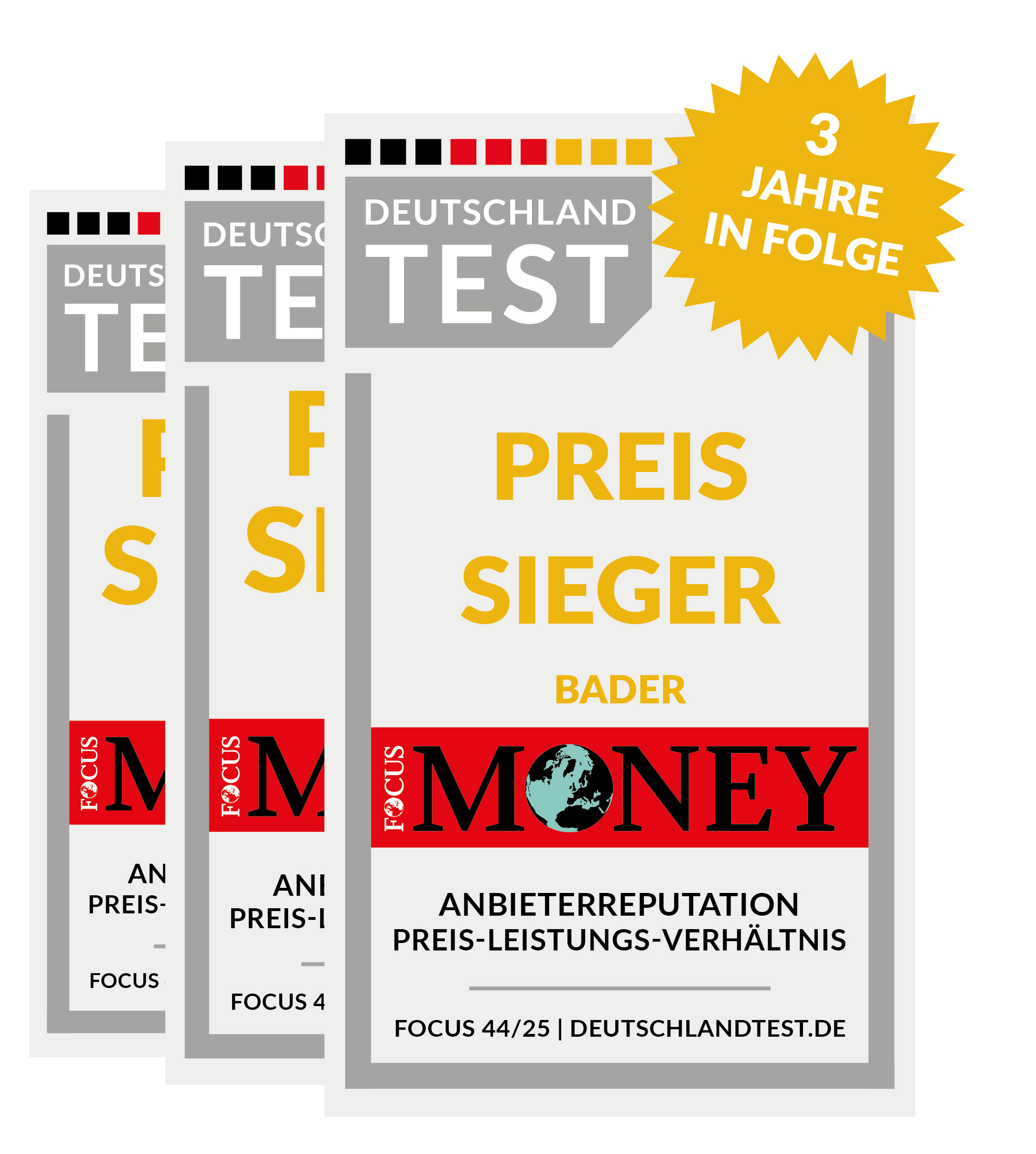 Platzhalter: Preis‑Sieger Abzeichen